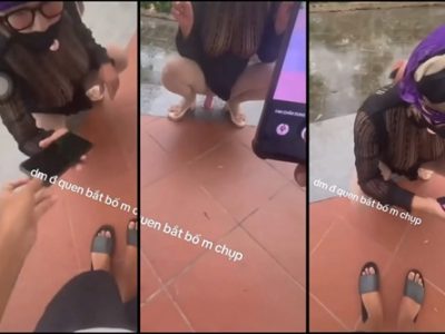 Cu em may mắn bắt gặp bà chị vú to thủ dâm ở công viên